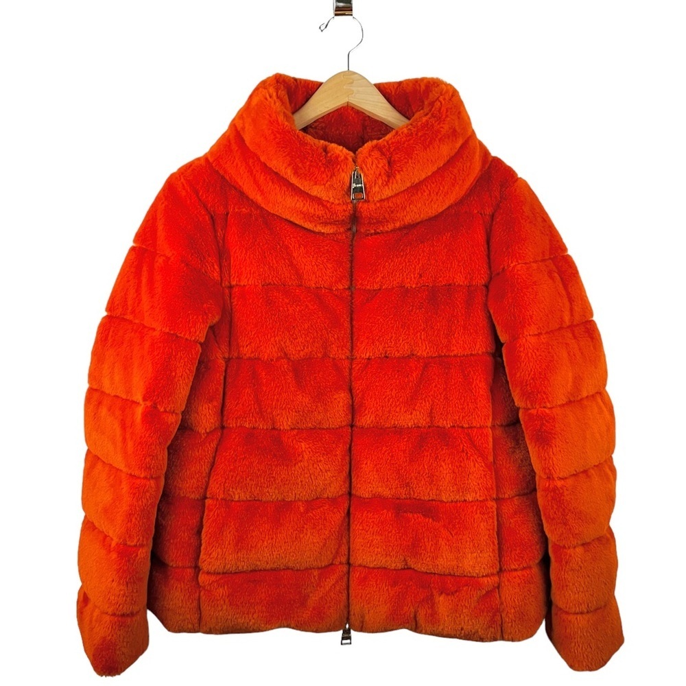 HERNO Milly Goose Down Faux Fur Teddy Coat - Picture 6 of 16